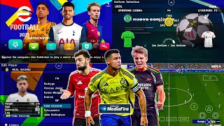 eFootball PES 2025 PPSSPP FULL TRANSFER ENGLISH VERSION 🥶🥶🥶 [upl. by Leidag]