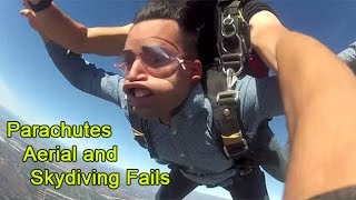 Parachutes Aerial and Skydiving Fails  Laugh Zone [upl. by Deevan676]