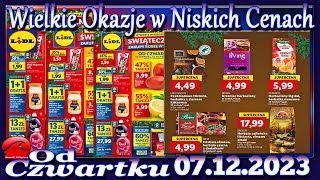 Lidl Nowa Gazetka Promocyjna od Czwartku 07122023 Najlepsze Okazje W Niskich Cenach [upl. by Nirehtak920]