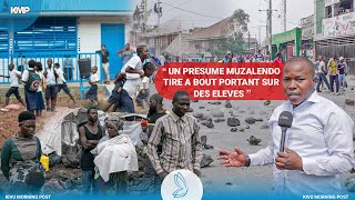 EN DIRECT DE NYIRAGONGO VIVE TENSION  UN PRESUME MUZALENDO TIRE À BOUT PORTANT SUR DES ELEVESgoma [upl. by Narok136]