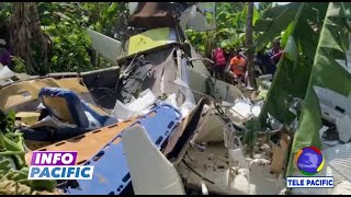 Deux personnes ont perdu la vie dans le crash dun avion à Miserne dans la ville des Cayes [upl. by Holihs]