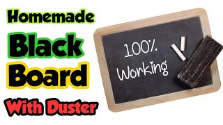 homemade blackboard and duster homemade chalkboardhow to make a chalkboarddusterSajals Art [upl. by Ariaet375]