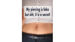 Tutorial  How to Fake a Belly Button Piercing x Mag amp Pierce [upl. by Mulry366]