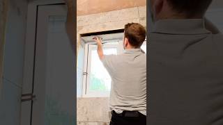 Window Tiling  Brass Trim bathroomupgrade howto tiling tiler bathroom brass windows tiles [upl. by Rheingold]