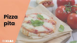 Une recette de pizza originale avec comme base un pain pitta [upl. by Bullough338]