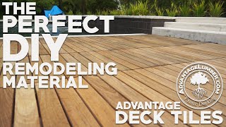 Why Advantage Deck Tiles™ are the Perfect DIY Remodeling Material [upl. by Laural]