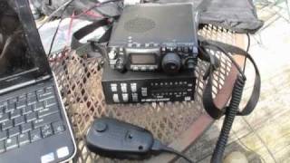 My QRP Portable StationYaesu FT817ND [upl. by Llerdnek]