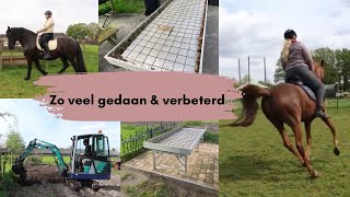 Fenna rijden na 2 JAAR amp Jaz in GALOP amp kruidentafel OPKNAPPEN  vlog 234 vrije galop [upl. by Brigit]