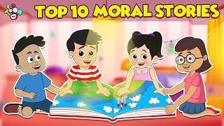 Top 10 Moral Stories  Animated Stories  English Cartoon  Moral Stories  PunToon Kids [upl. by Luciana195]