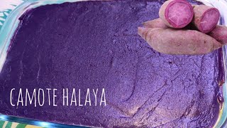 camote halaya  how to make sweet potato halaya lutong bahay [upl. by Yacano88]