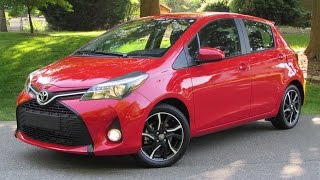 2015 Toyota Yaris SE AutomaticManual Start Up Road Test and In Depth Review [upl. by Sharma430]