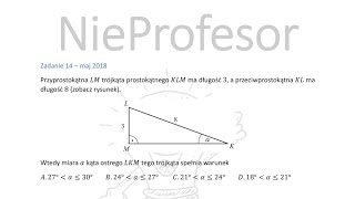 MP 21 201805 zadanie 14 matematyka PP [upl. by Kazmirci684]