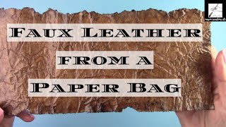 How to make FAUX LEATHER – EASY stepbystep tutorial for BEGINNERS [upl. by Teplica]