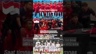 Moment Timnas Futsal Juara AFF Bertemu Timnas Sepak Bola Senior  Makan amp Foto Bersama [upl. by Radburn]