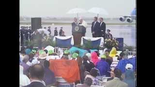 President Clinton and Pope John Paul II in Denver CO [upl. by Anibla]