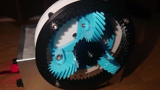 ねじ歯車を用いた遊星歯車機構 Planetary Gear Mechanism with Screw Gears [upl. by Beckerman]