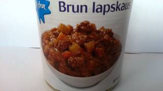 Xtra Brun Lapskaus Canned Stew [upl. by Segalman]