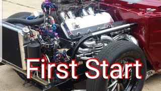 632 cubic inch Chevy Big Block ROARS to Life First Start of the year [upl. by Marietta]