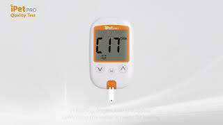 iPet™ PRO  Pet Blood Glucose Monitoring System Quality Check [upl. by Lanae]