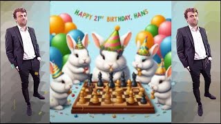 Hans Moke Niemann 21st Happy Birthday Video chess hans isco [upl. by Enirak]