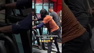 am I the fastest in the world 😎💪👀 prank gym fitness short funny [upl. by Stedt]