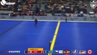 Canada vs Czech Republic Gold Medal Full Game 2022 World Ball Hockey Championships Laval QC Canada [upl. by Moll]