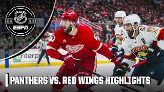 Florida Panthers vs Detroit Red Wings  Full Game Highlights  NHL on ESPN [upl. by Fotinas]