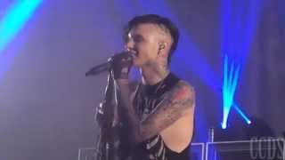 Black Veil Brides  Goodbye Agony  Live at Cardiff University 031014 [upl. by Aym927]