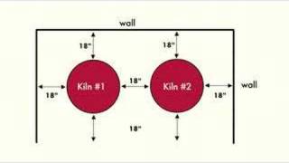 Setting Up Your Ceramic Kiln  Choose Kiln Location [upl. by Hillie]