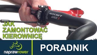 Poradnik  jak zamontować kierownicę w rowerze  napraw rower [upl. by Yrrac733]