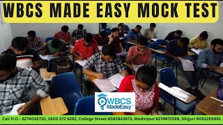 WBCS BEST CLASSROOM amp ONLINE COACHING NEW PATTERN  MOCK TEST OPTIONALS ADMISSION OPEN [upl. by Gibbs]