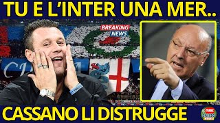 😅CASSANO CLAMOROSE OFFESE A MAROTTE E ASFALTA LINTER DA MAROTTA RISPOSTA SHOCK CALCIO NEWS [upl. by Vincentia996]