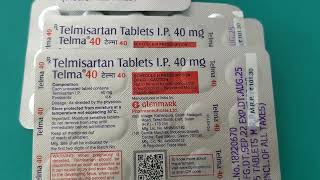 Telma 40 mg Tablet Uses  Telmisartan Tablets 40 mg in Hindi [upl. by Nigem]