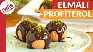 EN UCUZA SON DAKİKA TATLISI ✅Elmalı Profiterol🍎🤩 [upl. by Byram]