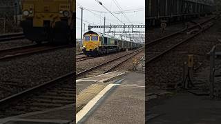 66616 passes through Swindon from Tytherington Fhh to Appleford Fhh 301024 [upl. by Previdi]