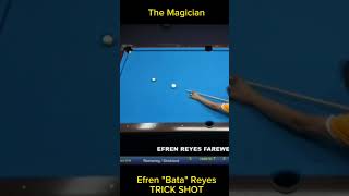 EFREN REYES SHOWS HOW TO DO THE BEST TRICK SHOT shorts efrenbatareyes efrenreyes [upl. by Powers130]