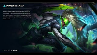 PROJECT EKKO SKIN SPOTLIGHT07242024 [upl. by Arag]