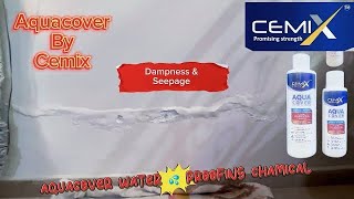 Application of Aquacover on dampseepage affected area cemix aquacover waterproofing dampness [upl. by Frymire]