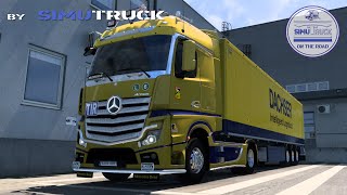 ETS2 149 I TRANSPORTES POR EUROPA I Pristina RKS  Podgorica MNE I MERCEDES ACTROS 517 cv [upl. by Etnoel]