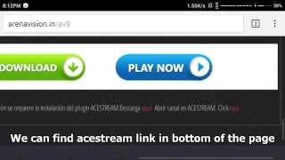 Android Get free acestream football streaming [upl. by Salaidh]