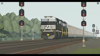 NS Coal Hopper In Southline District ROScale [upl. by Farhi646]