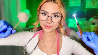 ASMR Français Examen Oreille VITE ♡ Nettoyage des Oreilles Cranial Nerve Examen RP Médical [upl. by Job]