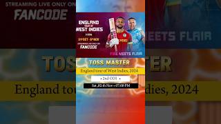 West Indies Vs England  2nd ODI  Tossmaster2020 cricket england westindies [upl. by Arikahs]