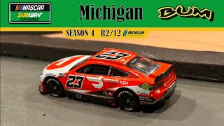 NSCS Michigan S4 R2 Nascar Stop Motion [upl. by Ordisi413]