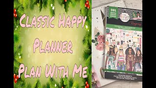 Classic Happy Planner December 2329  Rong Rong Seasonal [upl. by Hakkeber775]