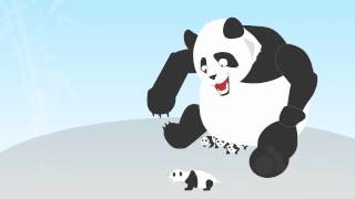 Sneezing Baby Panda Parody Adobe Flash Animation [upl. by Semmes]