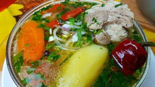 Шурпа из баранины цыганка готовит Gipsy cuisine👍👍👍 [upl. by Idieh]