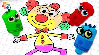 Cabeza Hombros Rodilla y Pie  Canciones Infantiles  BabyFirst Español [upl. by Boccaj]