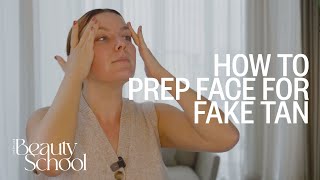 How To Prep Your Face For Fake Tan  No21 [upl. by Ylicec112]