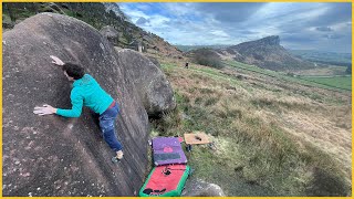 Gritstones Best Bouldering Circuit The Roaches [upl. by Bloom716]